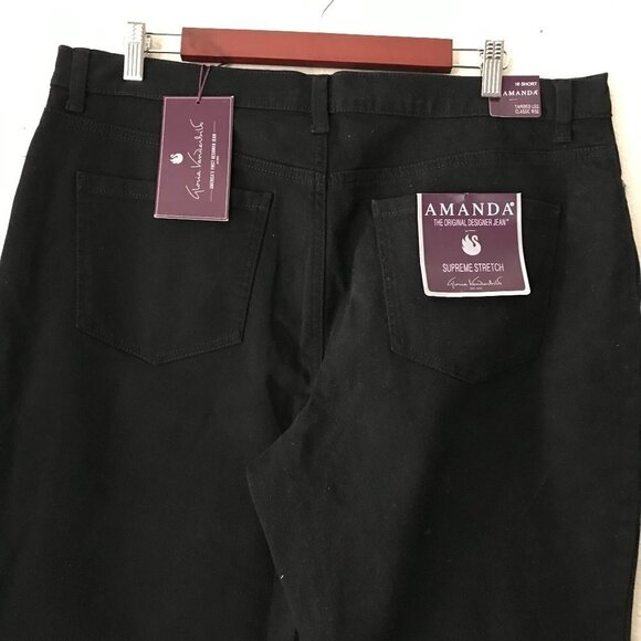 NWT - Gloria Vanderbilt Women's Amanda Supreme Stretch Straight Leg Jean - Picture 5 of 16